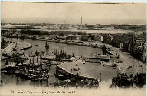 Dunkerque, Vue generale du Port -392022