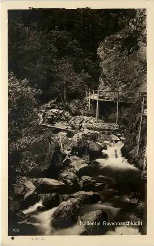 Höllental Schwarzwald, Ravennaschlucht -518664