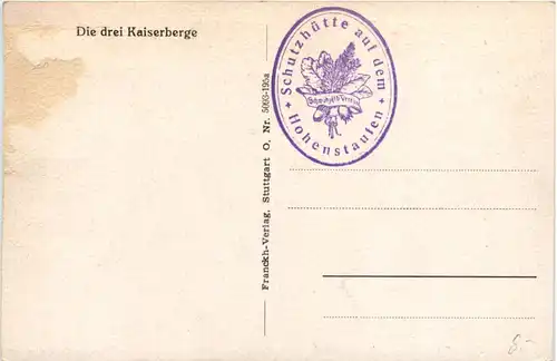 Die drei kaiserberge bei Hohenstaufen -518684