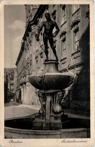Breslau - Fechterbrunnen -629010