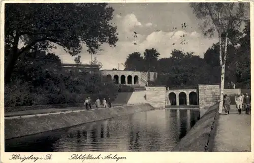 Königsberg - Schlossteich Anlagen -629174