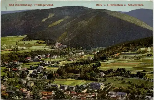 Bad Blankenburg, Blick von Greifenstein n. Schwarzeck -519494