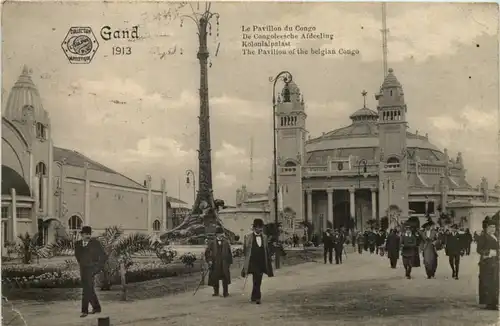 Gand - Exposition 1913 - Le Pavillon du Congo -629122