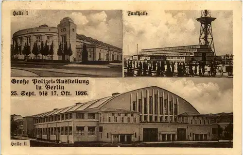 Berlin - Polizeiausstellung 1926 -629074