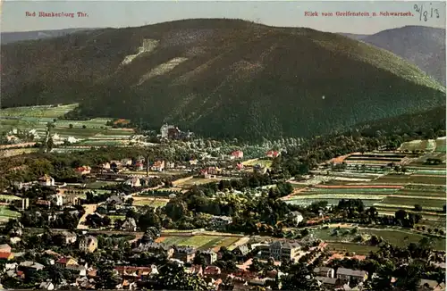 Bad Blankenburg, Blick von Greifenstein n. Schwarzeck -519534