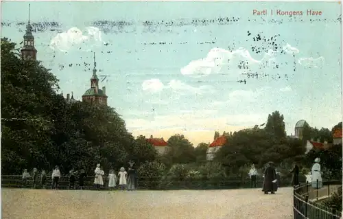 Kobenhavn - Parti i Kongens Have -629214
