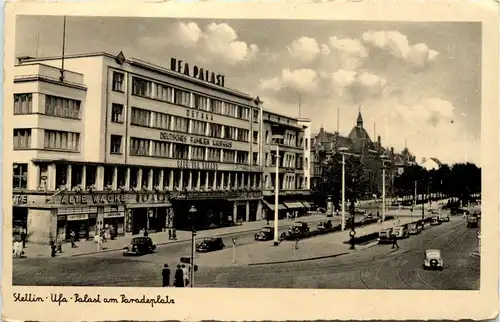 Stettin - ufa Palast am Paradeplatz -629146