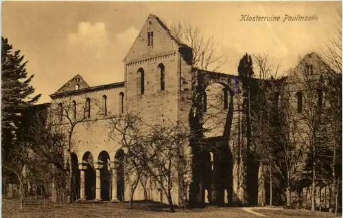 Thüringen, Klosterruine Paulinzella -518944