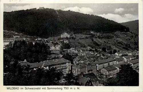 Wildbad im Schwarzwald mit Sommerberg -518620