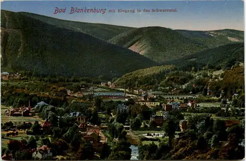 Bad Blankenburg mit Eingang in das Schwarzatal -519614