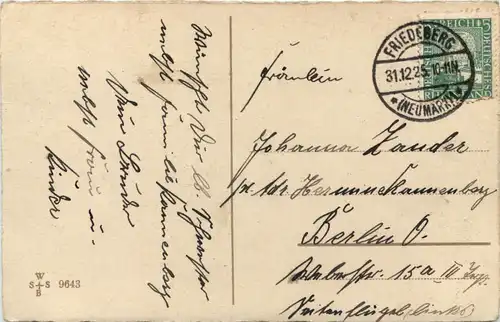 Neujahr - gelaufen in Friedeberg Neumark -627712