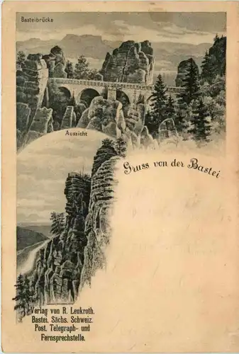 Gruss von der Bastei -627752