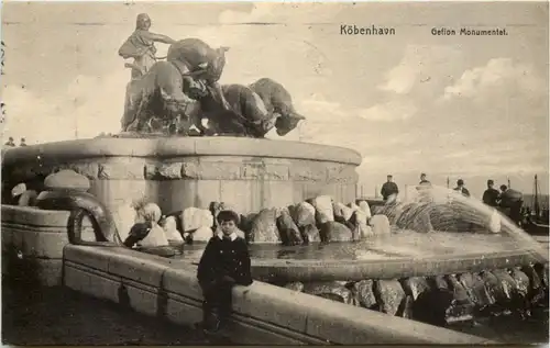 Kobenhavn - Gefion Monumentet -629578