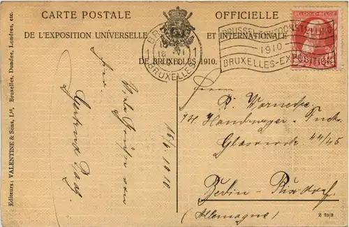 Exposition de Bruxelles 1910 -629484