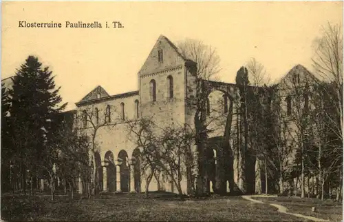 Thüringen, Klosterruine Paulinzella,, -518960