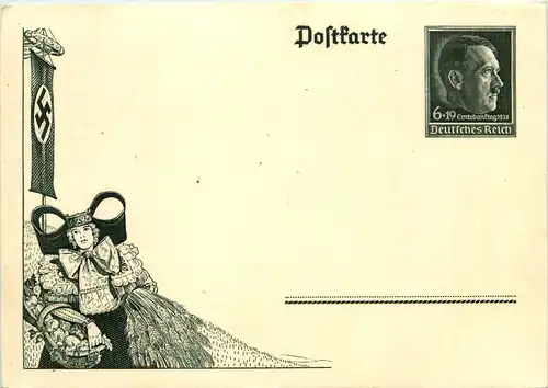 3. Reich - Ganzsache -602396