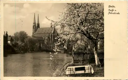 Görlitz - Neisse und Peterskirche -628562