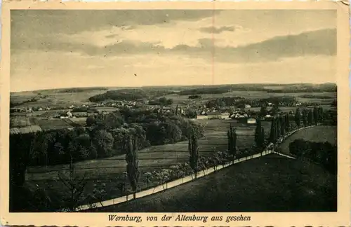 Wernburg, von der Altenburg aus gesehen -518818