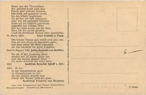 Donaueschingen, Grüsse -519724