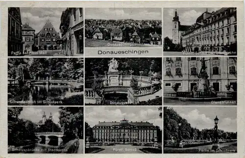 Donaueschingen, Grüsse, Geschichte des Donau-Ursprungs -519744