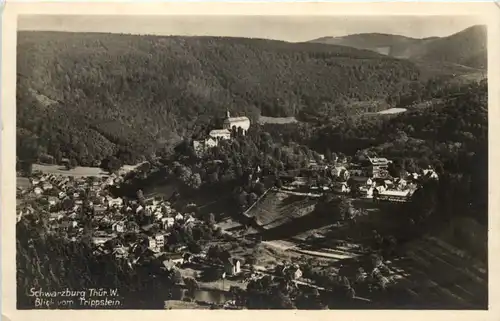 Schwarzburg, Blick vom Trippstein -518922