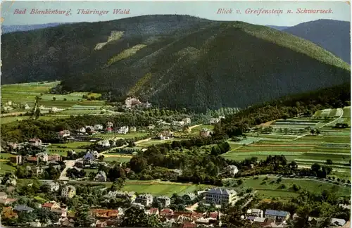 Bad Blankenburg, Blick von Greifenstein n. Schwarzeck -519500