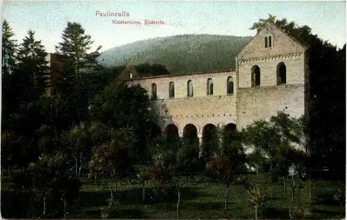 Paulinzella, Klosterruine, Südseite -519002