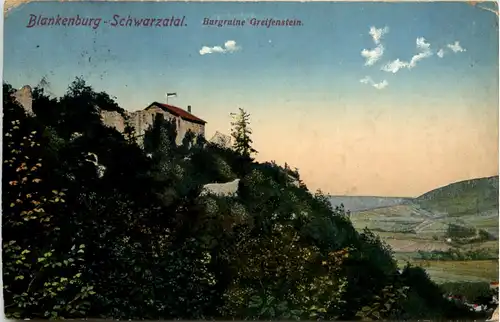 Bad Blankenburg, Burgruine Greifenstein, -519560