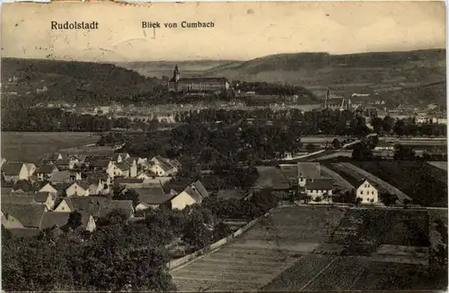 Rudolstadt, Blick von Cumbach -519250