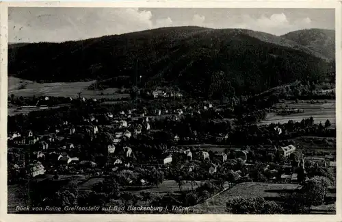 Bad Blankenburg, Blick von der Ruine Greifenstein -519640