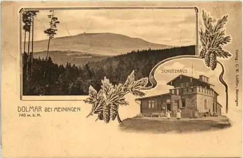 Dolmar bei Meiningen - Schutzhaus -628984