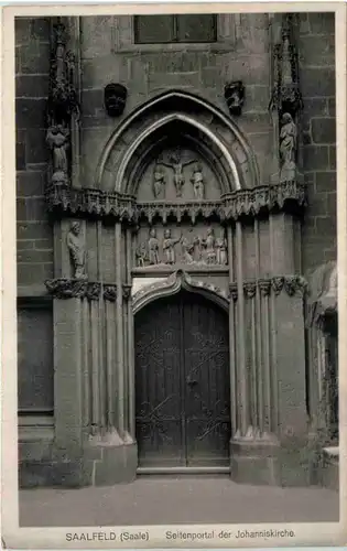 Saalfeld/Saale, Seitenportal der Johanniskirche -519470