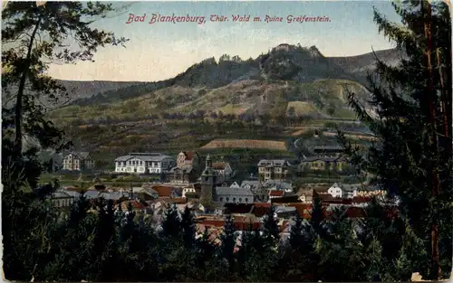 Bad Blankenburg, mit Ruine Greifenstein -519490