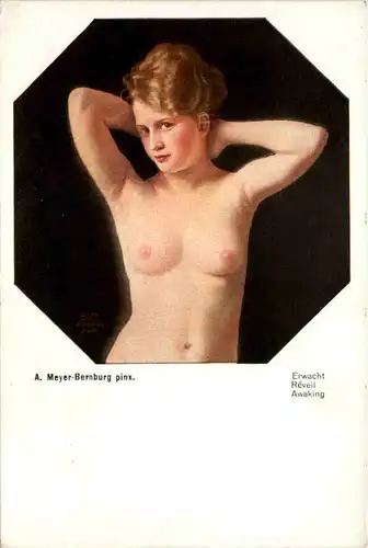 Erotik - Künstlerkarte - A. Meyer Bernburg -603196