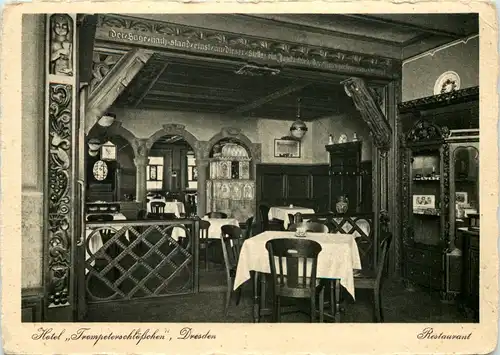 Dresden, Hotel Trompeterschlösschenj, Restaurant -521134