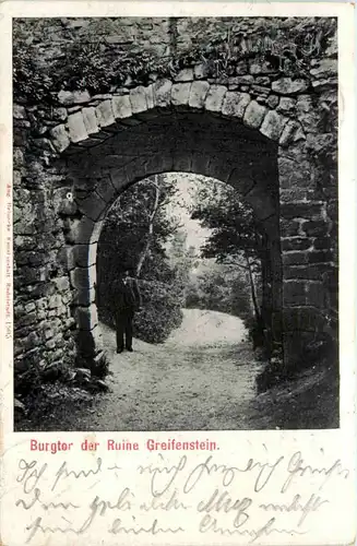 Bad Blankenburg - Ruine Greifenstein, Burgtor -520704