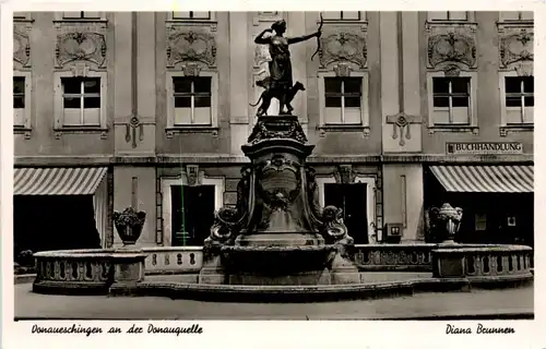 Donaueschingen, an der Donauquelle, Dianabrunnen -520820