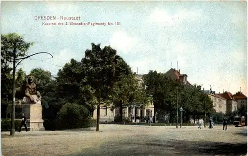 Dresden, Neustadt, Kaserne des 2. Grenadier-Regiments -520940