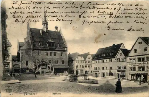 Pössneck, Rathaus -520256