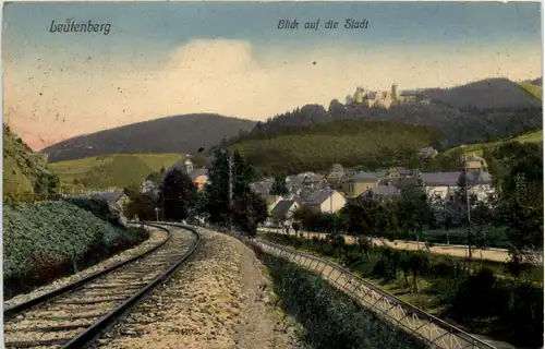 Leutenberg i. Thür., Blick auf die Stadt -520462