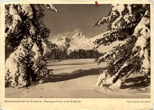 Winterlandschaft bei St. Moritz -629974