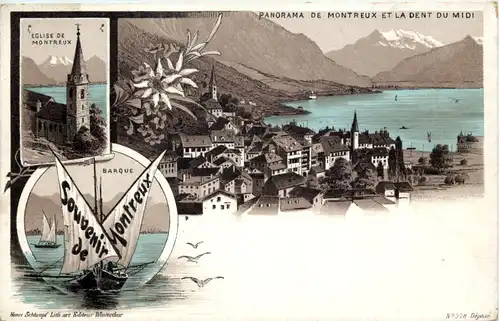 Souvenir de Montreux - Litho Schlumpf -629790