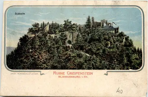 Bad Blankenburg - Ruine Greifenstein -520702