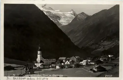 Neustift Stubai, Tirol m. Gletscher -394978