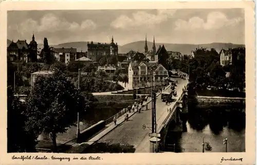 Saalfeld, Eingang in die Stadt -520618