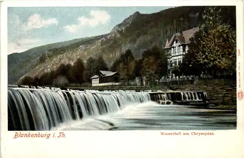 Bad Blankenburg, Wasserfall am Chrysopras -520718