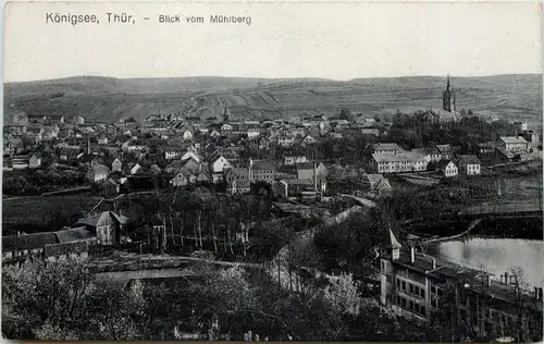 Königsee, Thür.Wald, Blick vom Mühlberg -519592