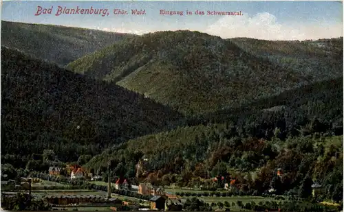Bad Blankenburg, Eingang ins Schwarzatal -519632