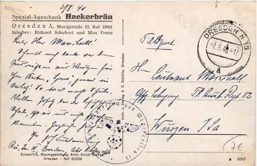 Dresden, Hackerbräu-Gaststätte, Bräustübl -521002