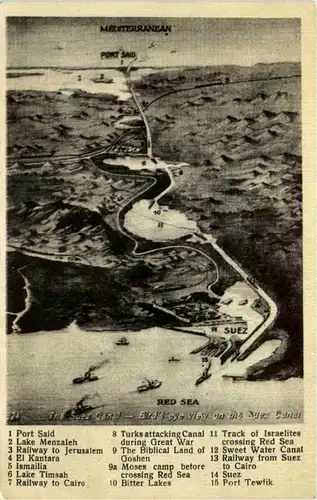 Suez Canal - Birds Eye View -630494